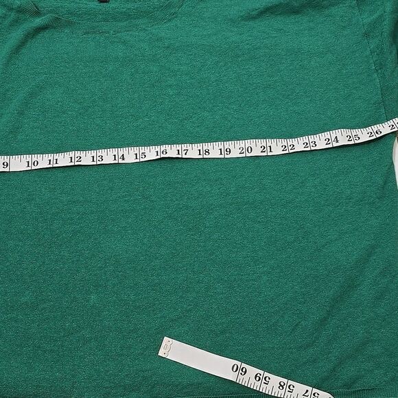 Eileen Fisher Women's Green Ovetsized, Boxy Top L - Picture 4 of 8